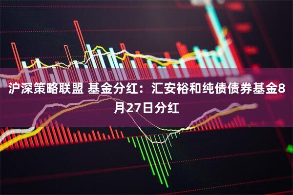 沪深策略联盟 基金分红：汇安裕和纯债债券基金8月27日分红