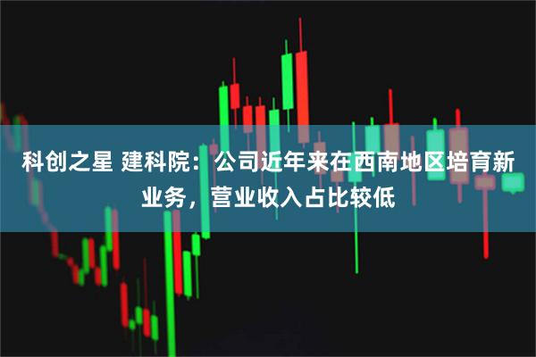 科创之星 建科院：公司近年来在西南地区培育新业务，营业收入占比较低
