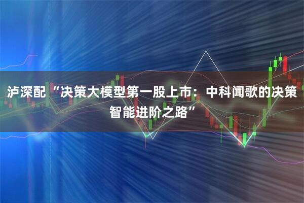 泸深配 “决策大模型第一股上市：中科闻歌的决策智能进阶之路”